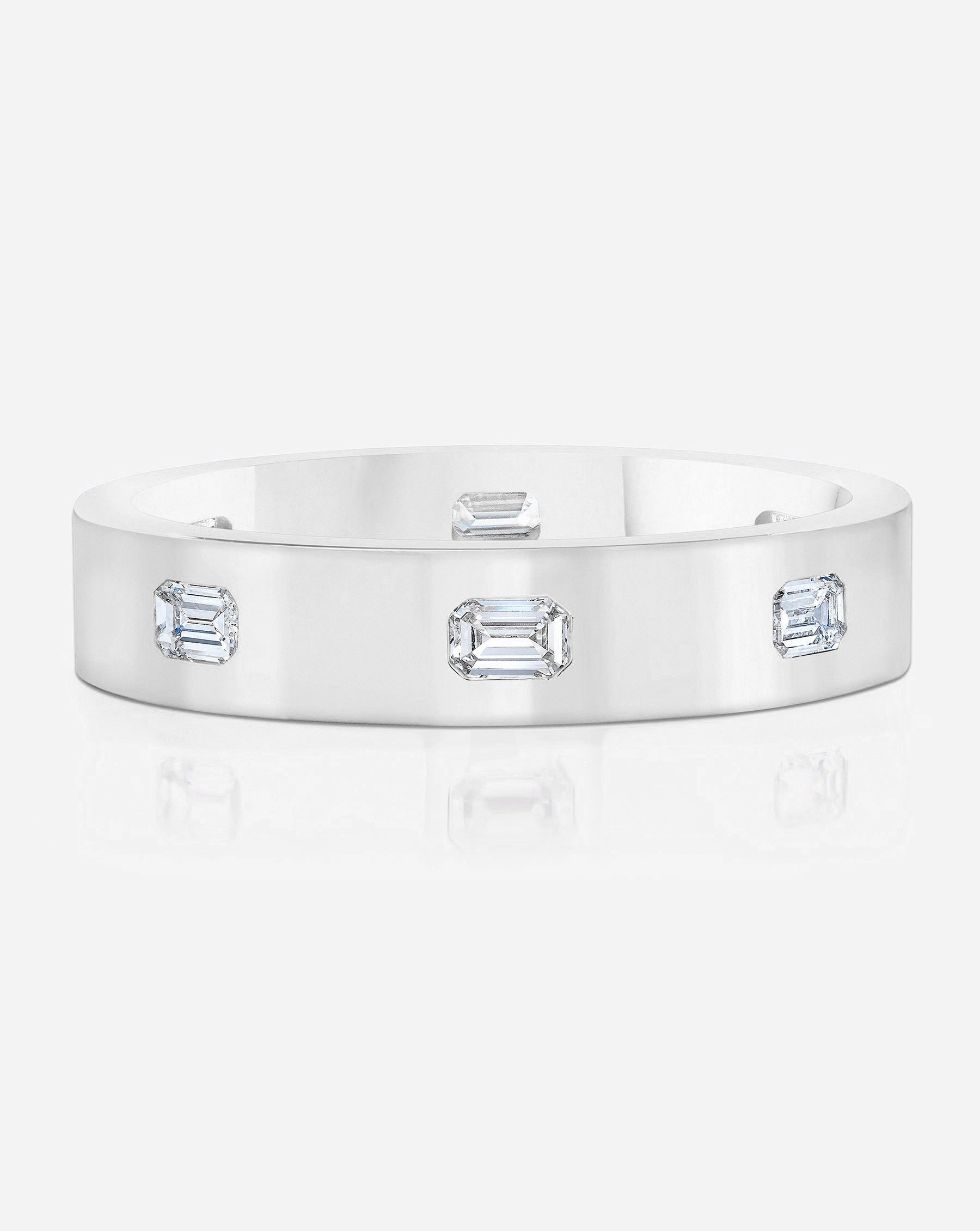5 mm Emerald Luxe Inlay Wedding Band