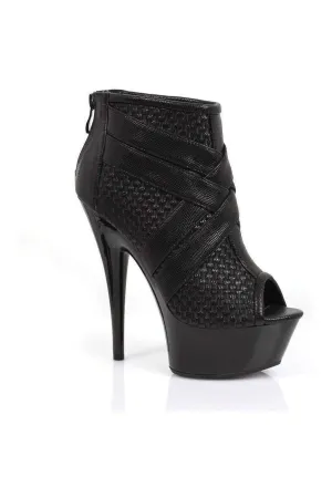 609-MONIC Ankle Boots  | Black  Patent