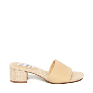 Blanche Slide NATURAL LEAHTER