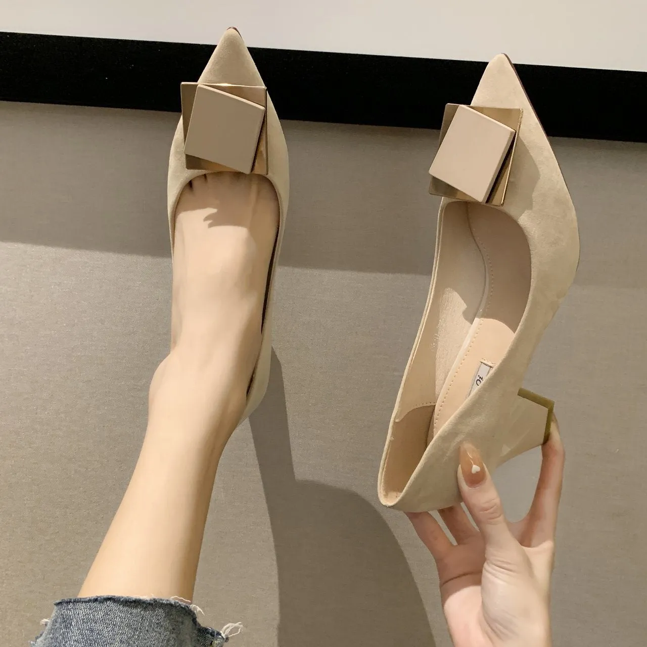 Business Casual Womens Shoes Pointed Toe High Heels