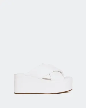Casa White Leather