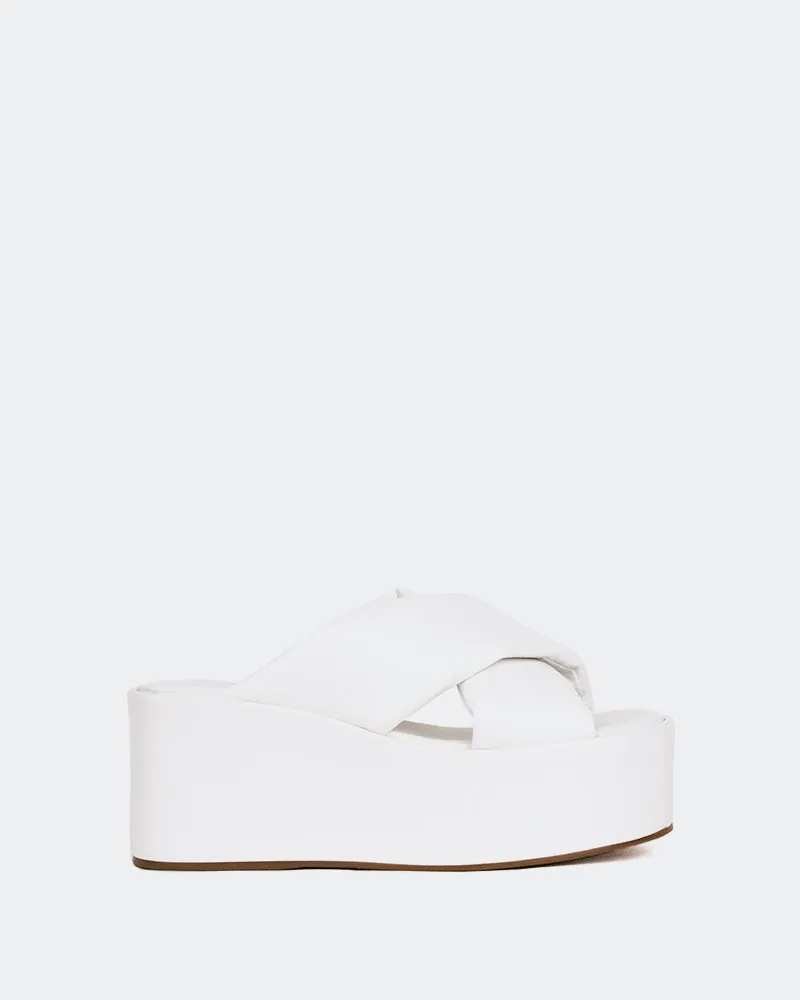 Casa White Leather