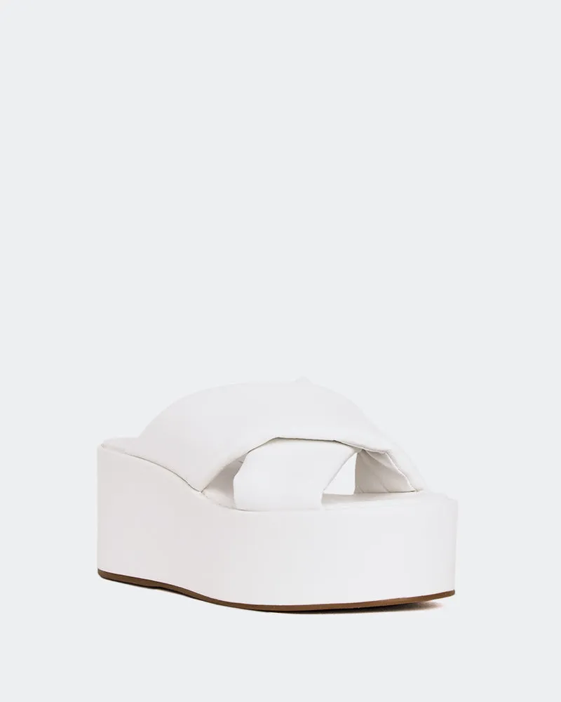 Casa White Leather