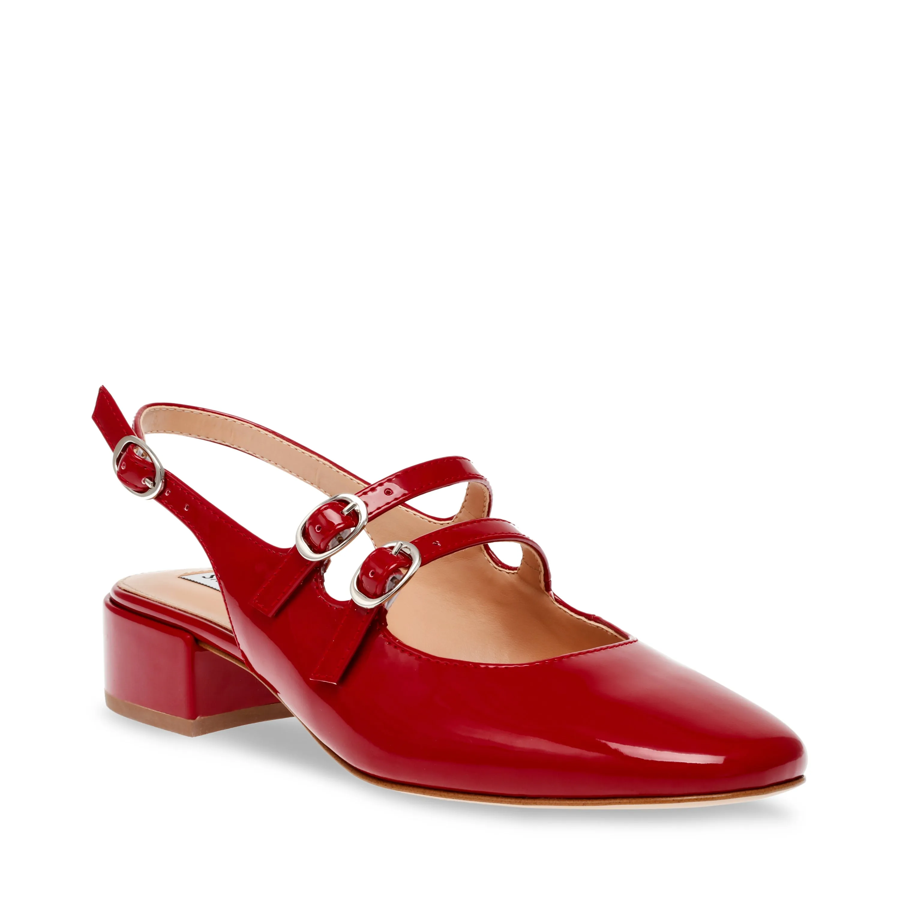 City View Pump RED PATENT