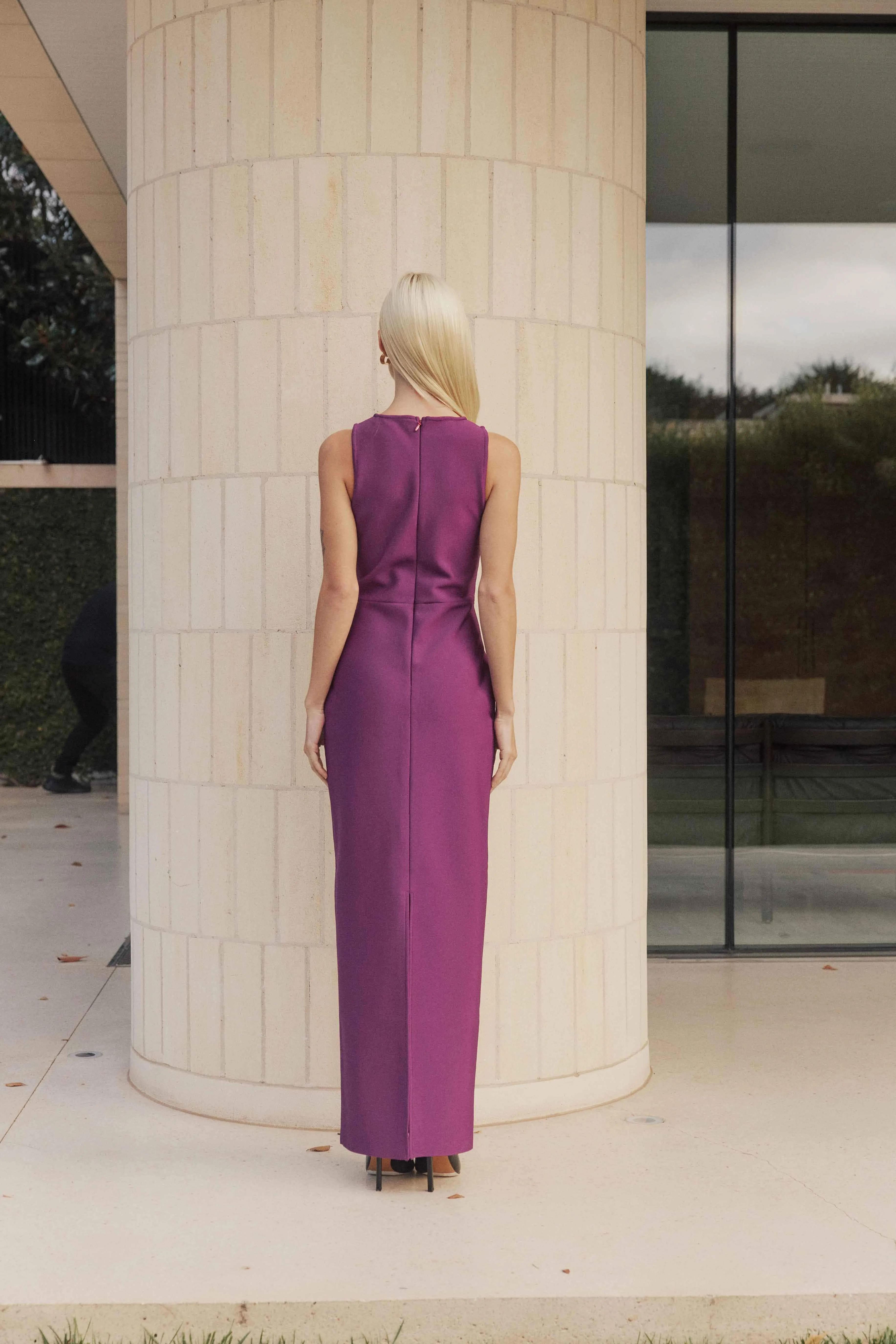 CURAAE Payton Maxi Dress in Purple
