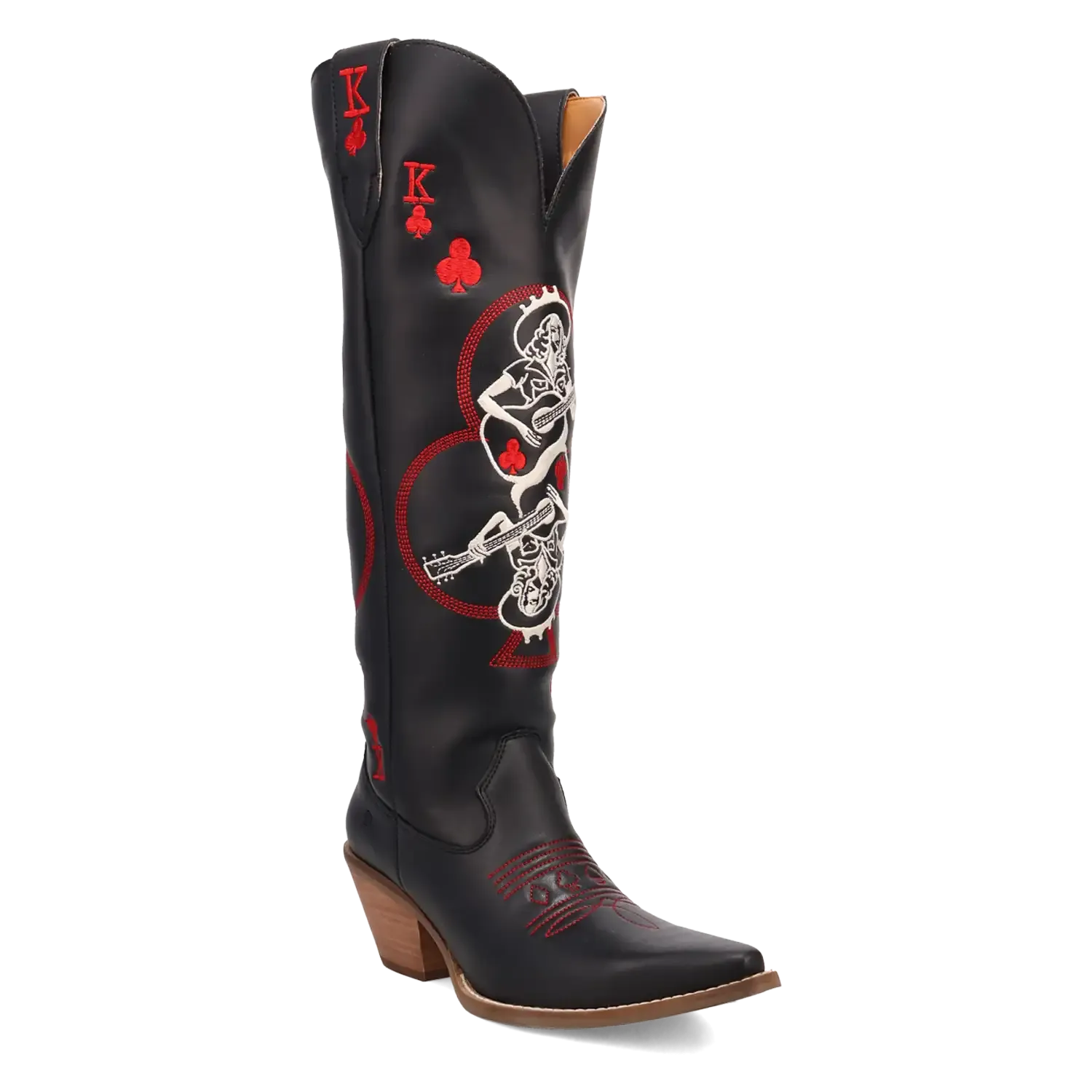 Dingo King of Clubs - Women's Leather Cowgirl Boots