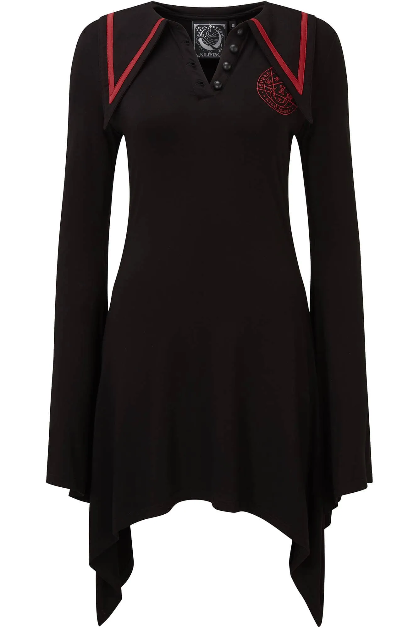 En-Crypted Collar Dress - Resurrect