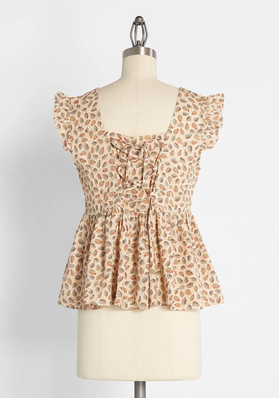 Fluttering in Leaves Top