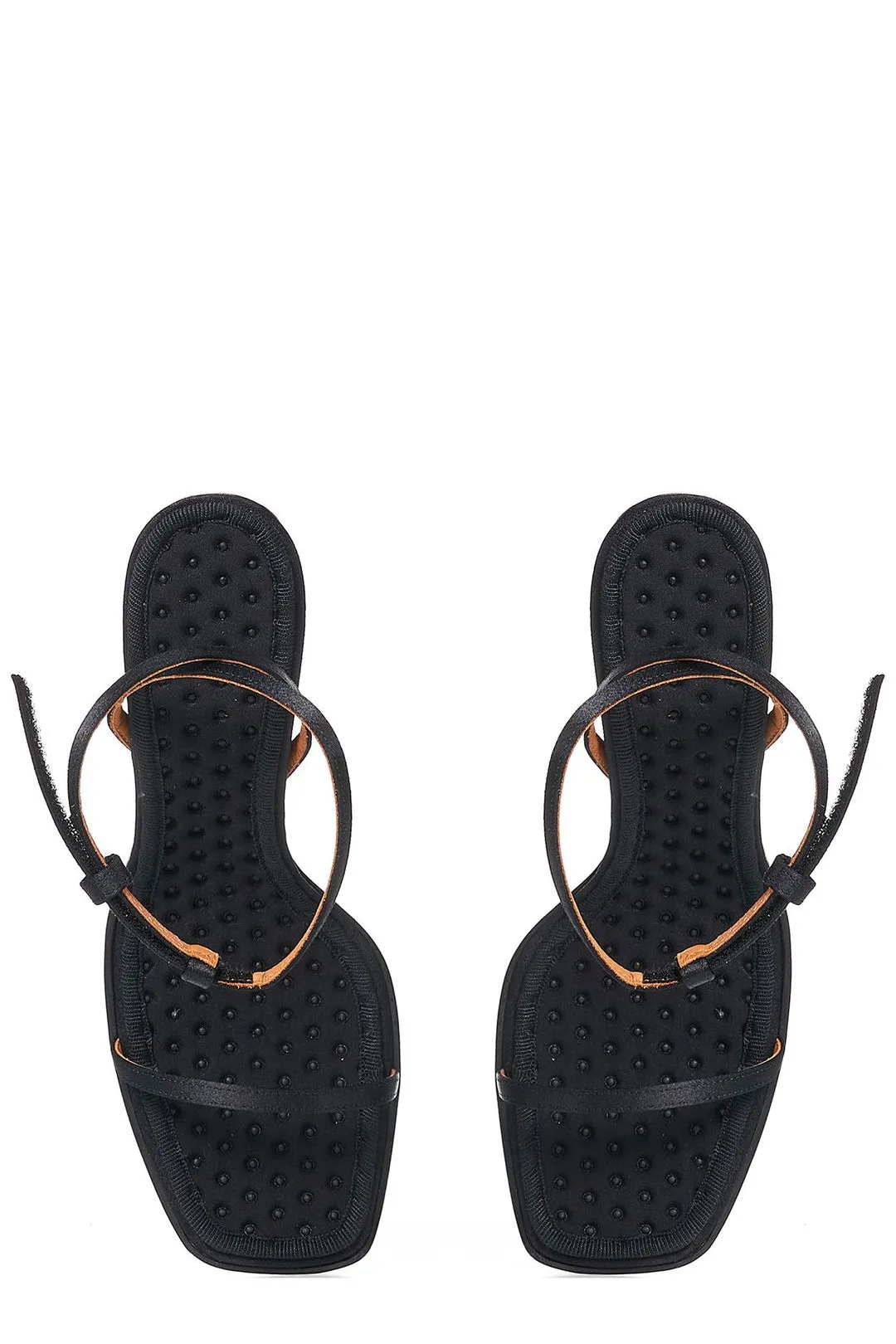 Heron Preston Bubble-Level Cut-Out Heeled Sandals