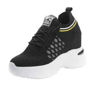 High Heels Breathable Elevator Shoes 8cm