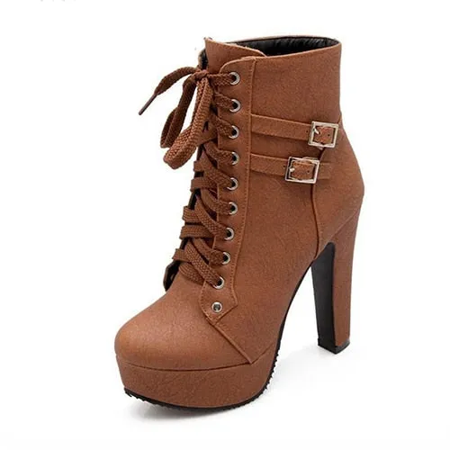 High Heels Female Short Boot