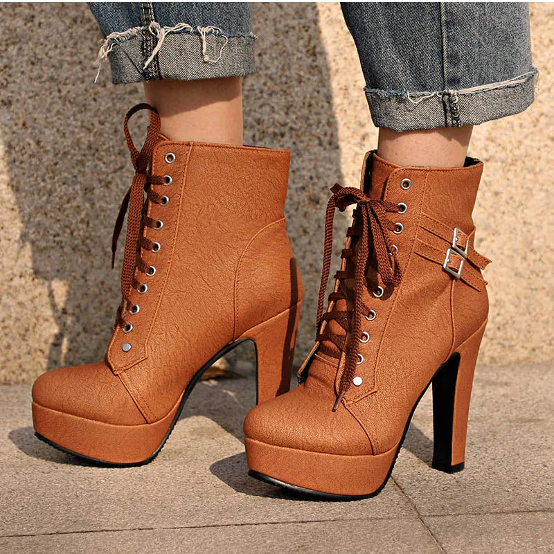 High Heels Female Short Boot