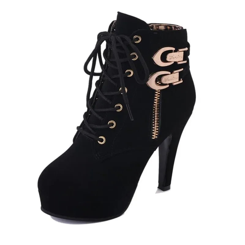 High Heels Female Short Boot