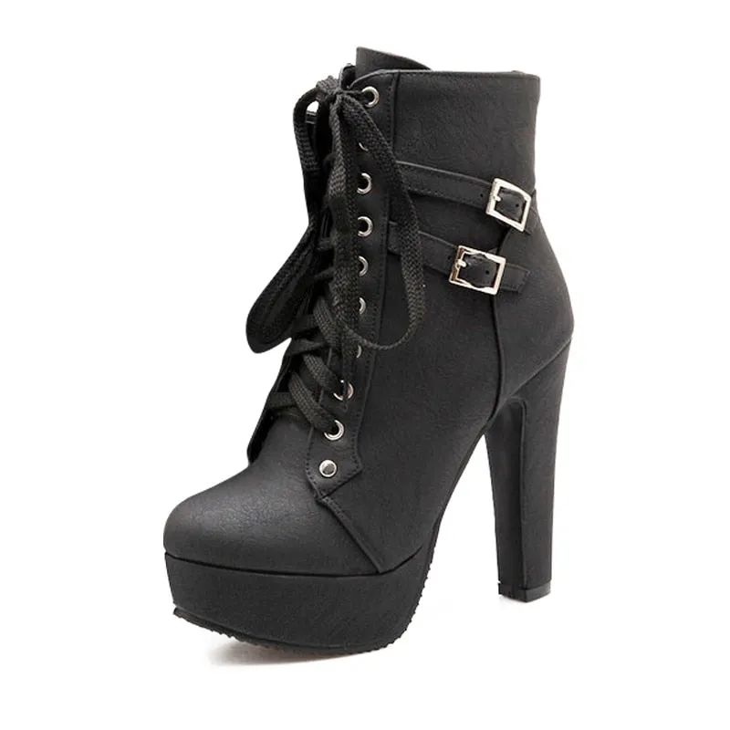 High Heels Female Short Boot
