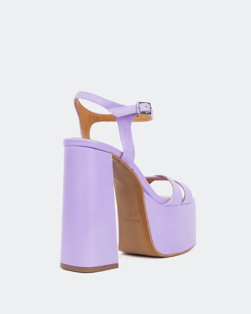 Ives Purple Leather