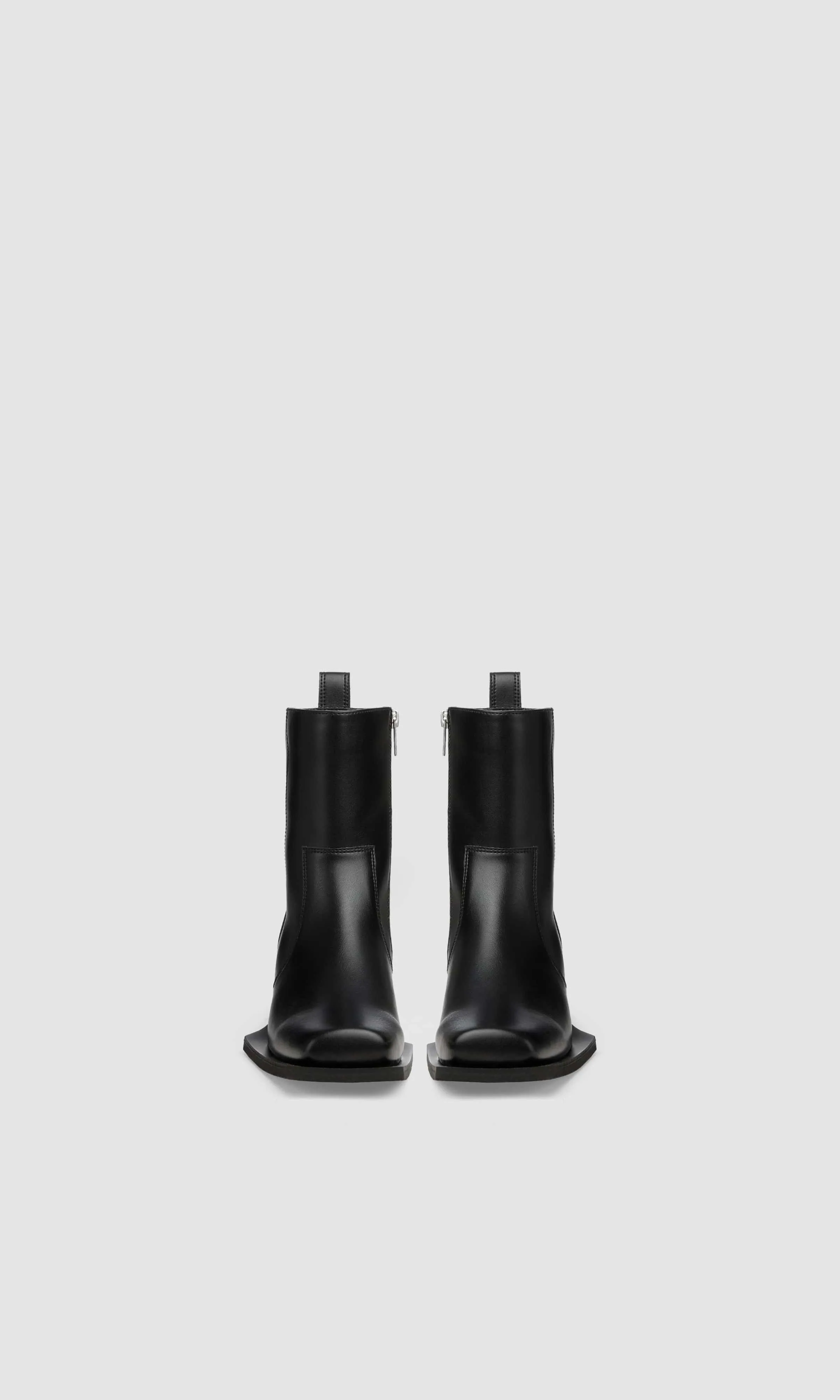 Karel Vegan Apple Leather Ankle Boots | Black