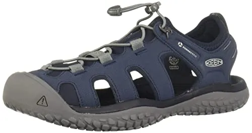 KEEN Herren Solr Sandalen. Navy/Steel Grey. 46 EU
