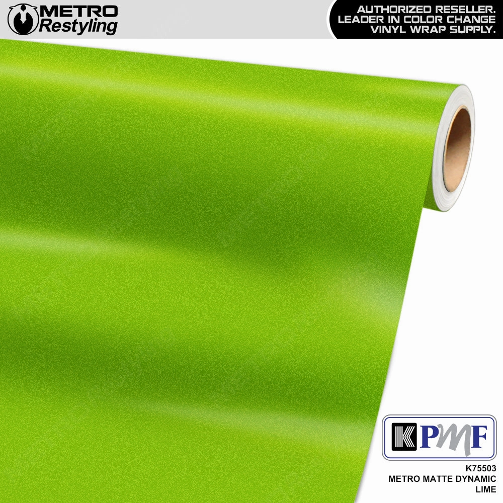 KPMF K75500 Metro Matte Dynamic Lime Vinyl Wrap | K75503