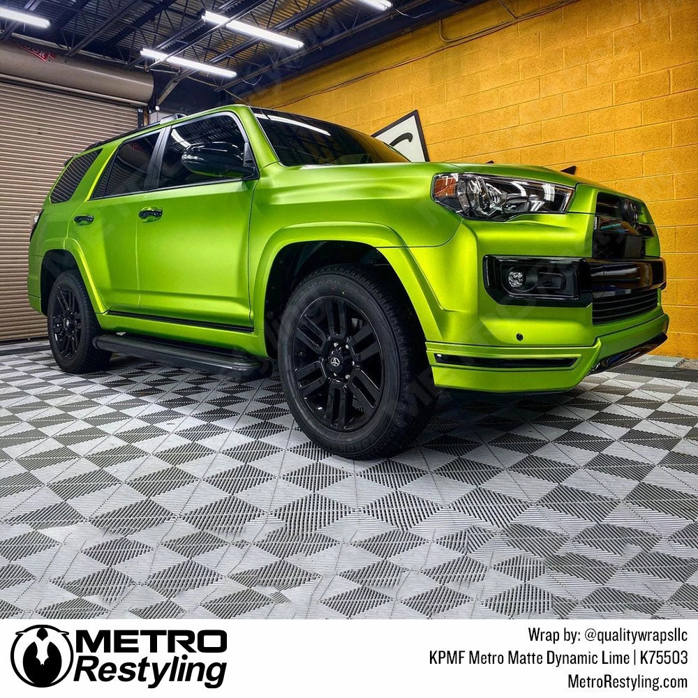 KPMF K75500 Metro Matte Dynamic Lime Vinyl Wrap | K75503