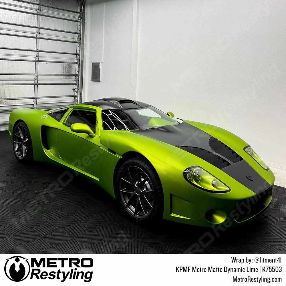 KPMF K75500 Metro Matte Dynamic Lime Vinyl Wrap | K75503
