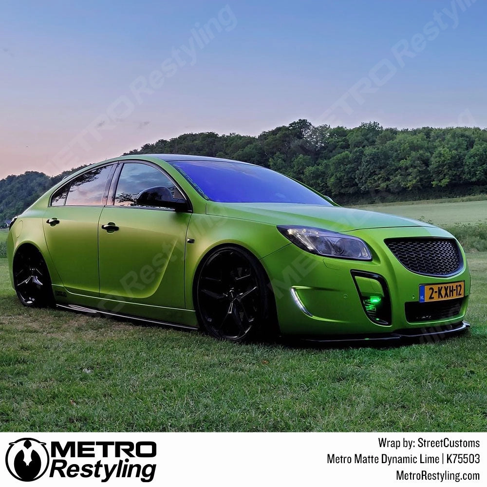 KPMF K75500 Metro Matte Dynamic Lime Vinyl Wrap | K75503