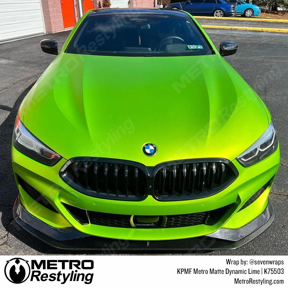 KPMF K75500 Metro Matte Dynamic Lime Vinyl Wrap | K75503
