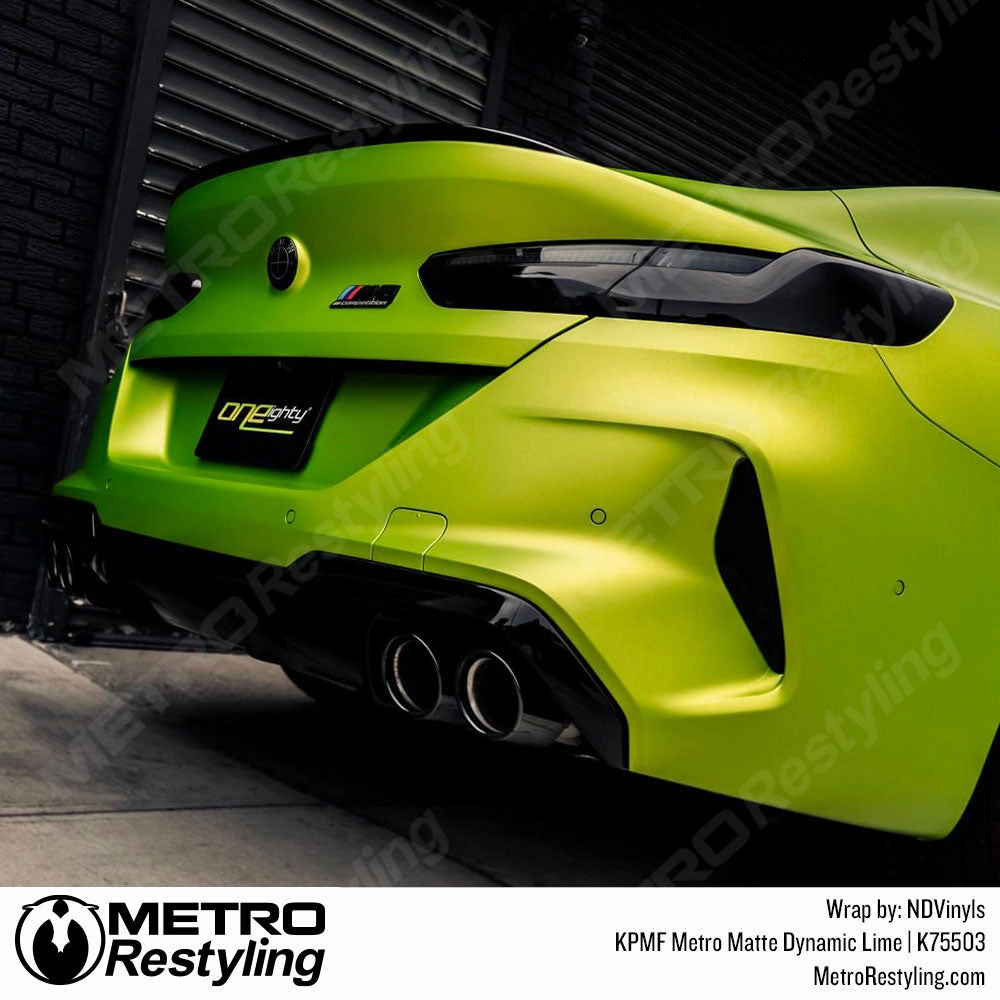 KPMF K75500 Metro Matte Dynamic Lime Vinyl Wrap | K75503