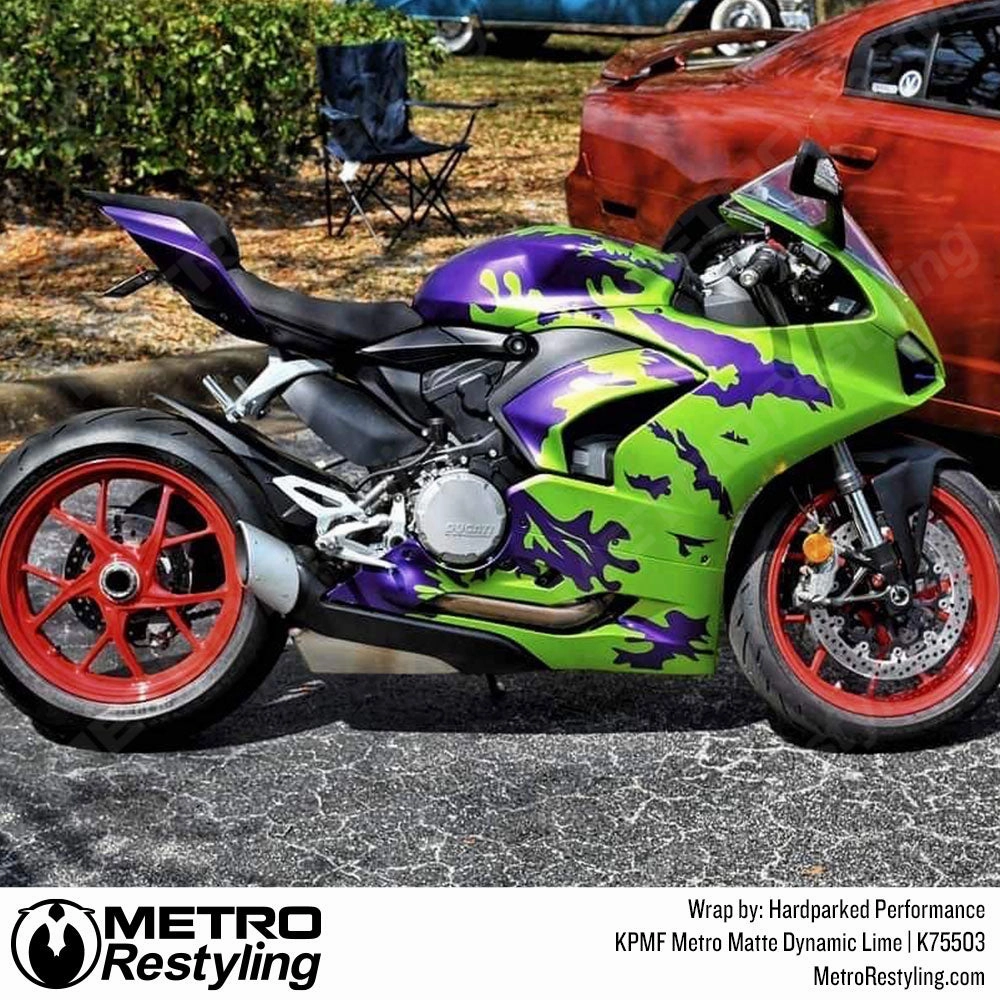 KPMF K75500 Metro Matte Dynamic Lime Vinyl Wrap | K75503