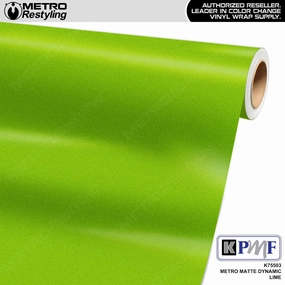 KPMF K75500 Metro Matte Dynamic Lime Vinyl Wrap | K75503