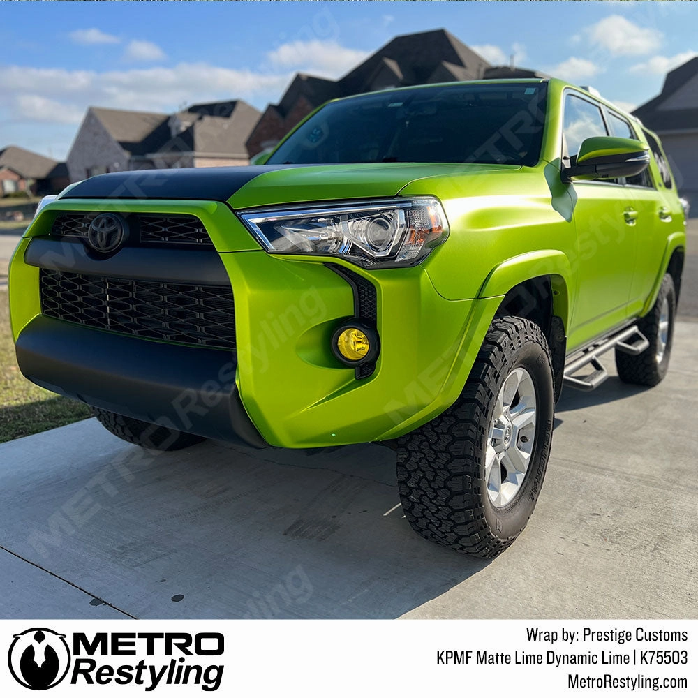 KPMF K75500 Metro Matte Dynamic Lime Vinyl Wrap | K75503