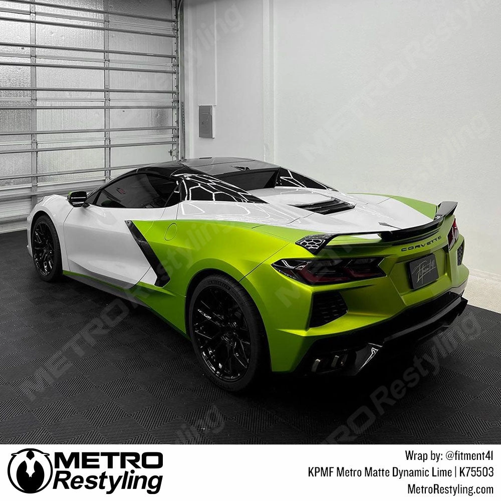 KPMF K75500 Metro Matte Dynamic Lime Vinyl Wrap | K75503