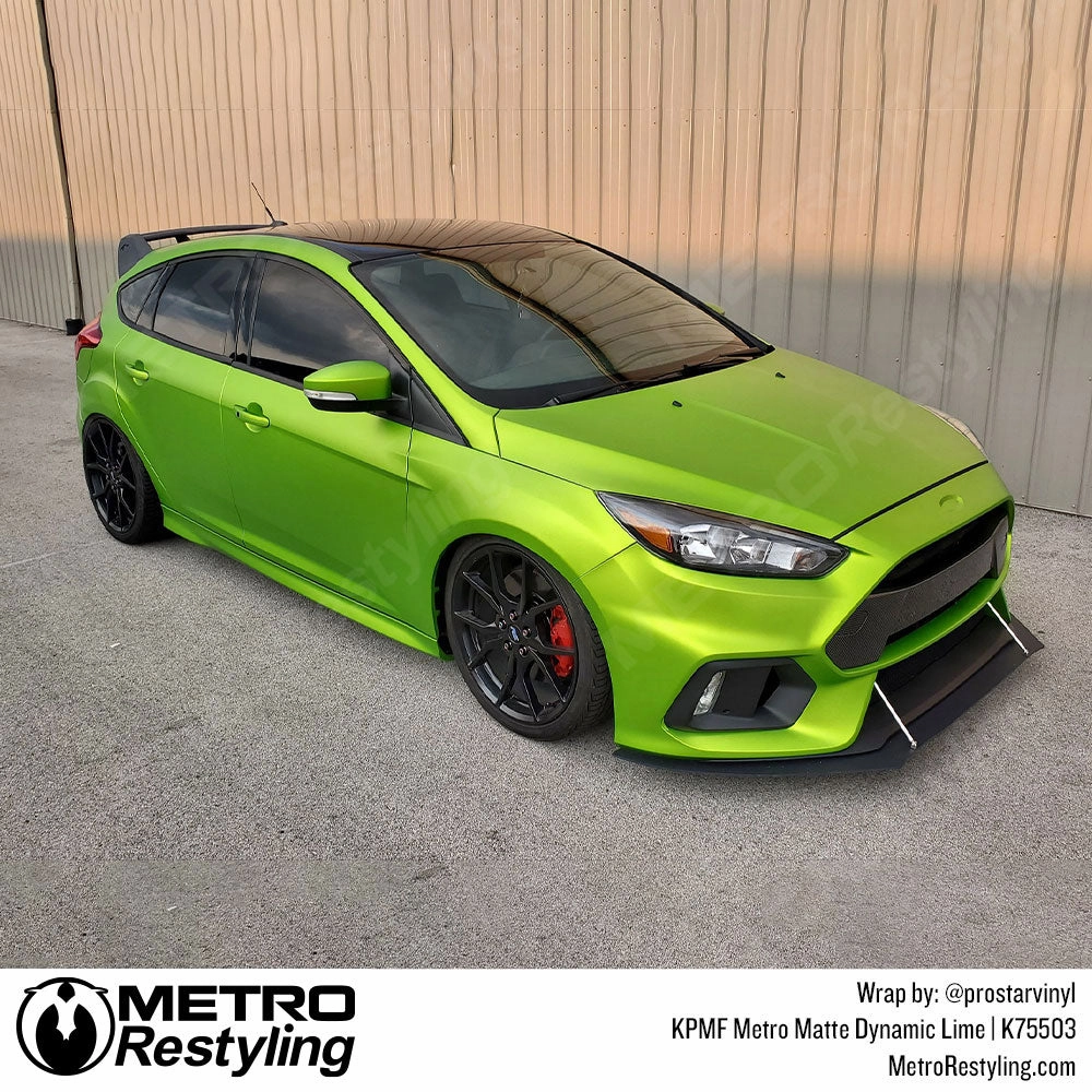 KPMF K75500 Metro Matte Dynamic Lime Vinyl Wrap | K75503