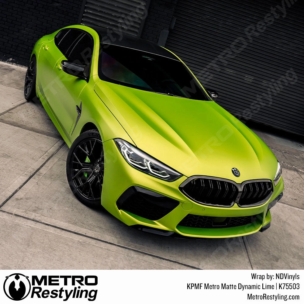 KPMF K75500 Metro Matte Dynamic Lime Vinyl Wrap | K75503