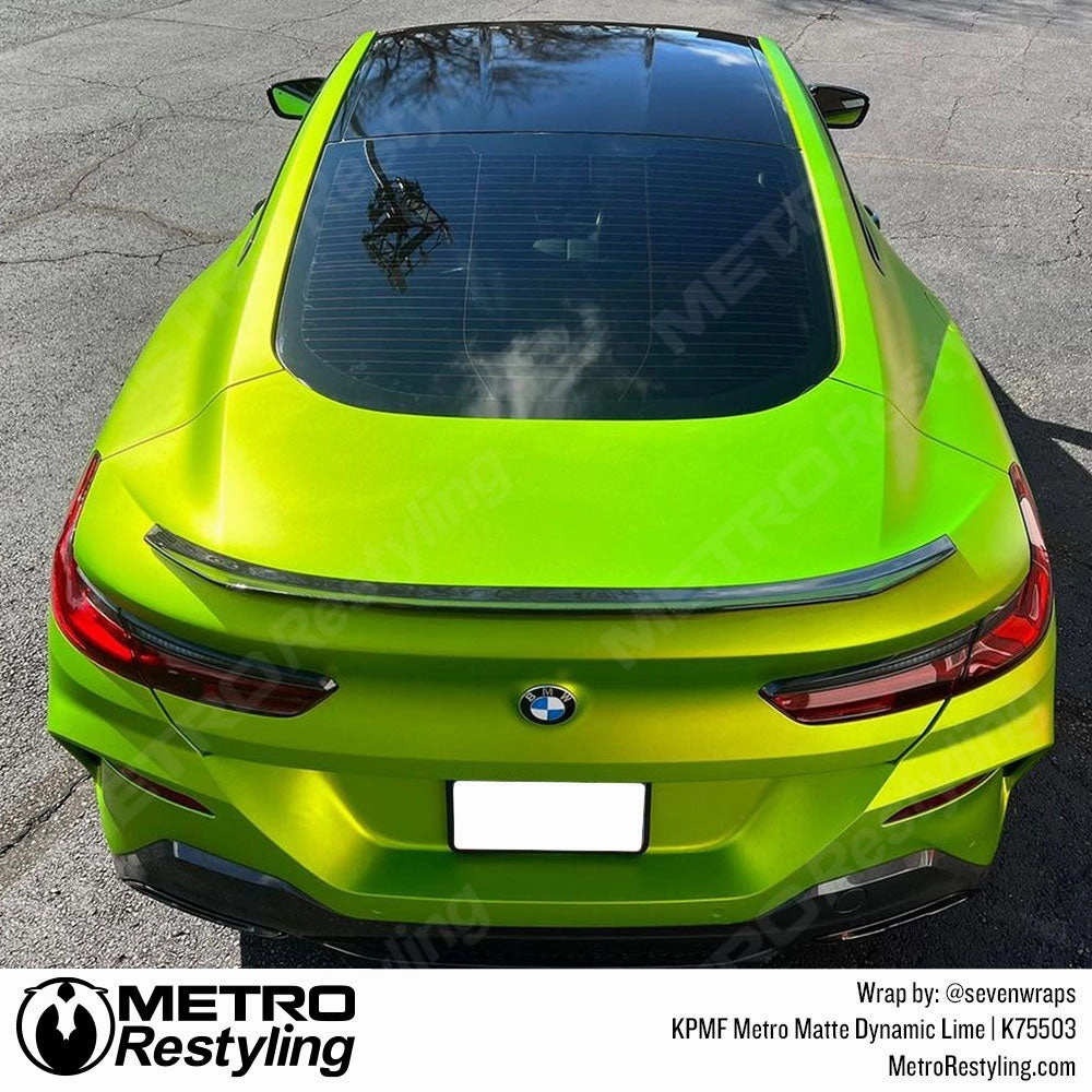 KPMF K75500 Metro Matte Dynamic Lime Vinyl Wrap | K75503