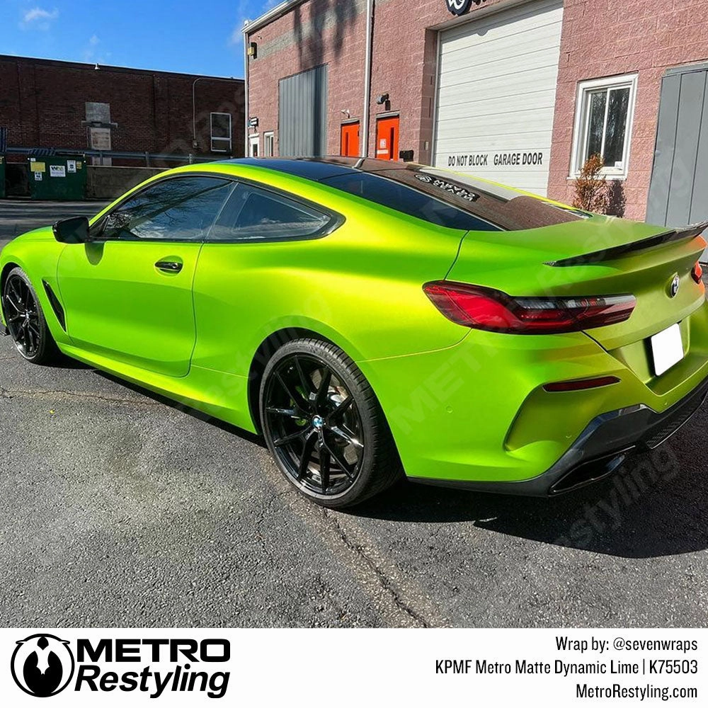 KPMF K75500 Metro Matte Dynamic Lime Vinyl Wrap | K75503