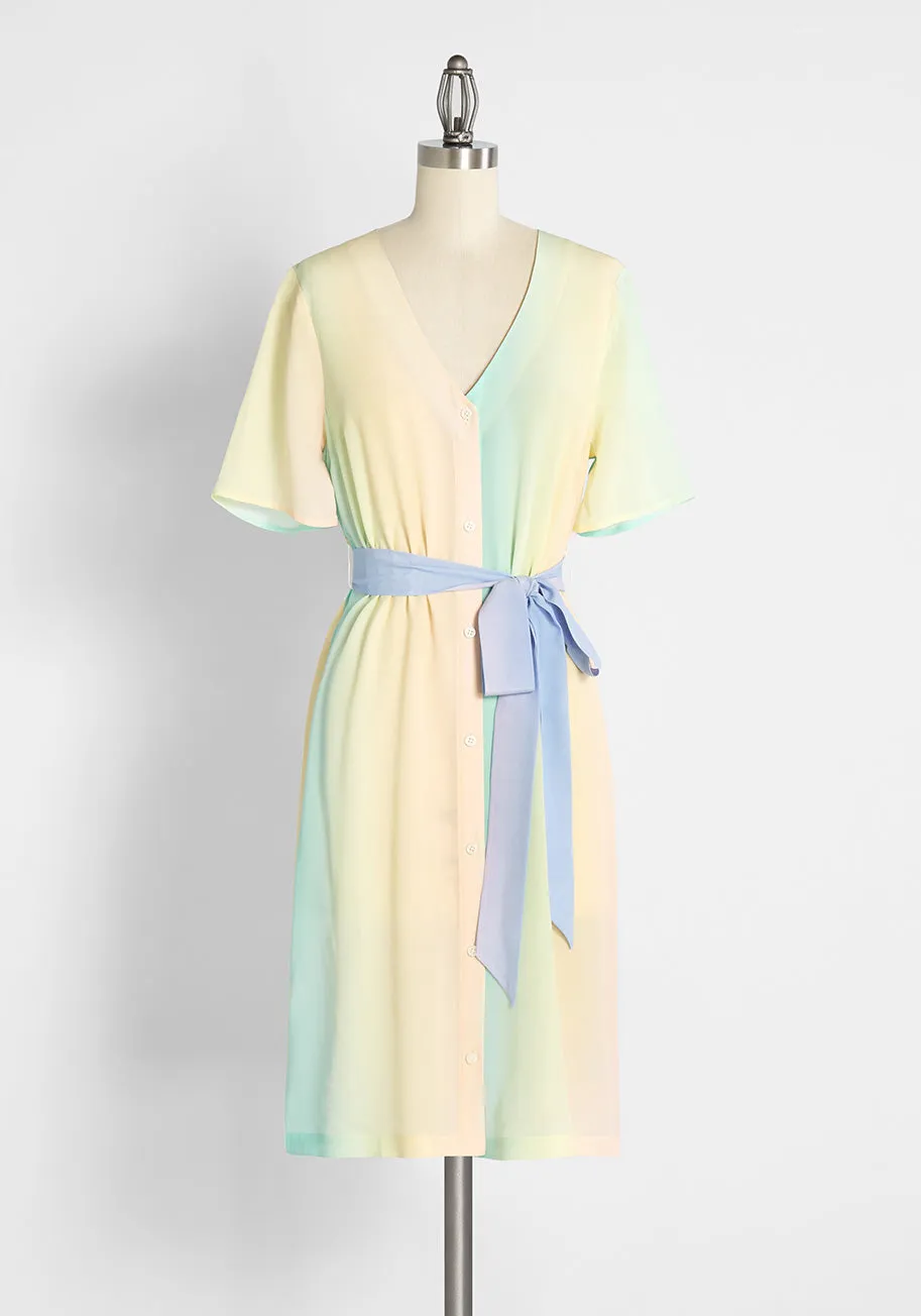 Lasso Around My Heart Silk Dress