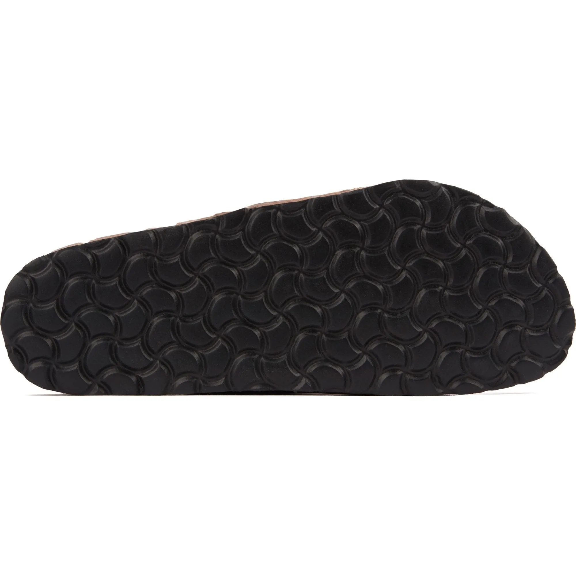 Mango Men's Vegan Comfort Footbed Sandals | Black