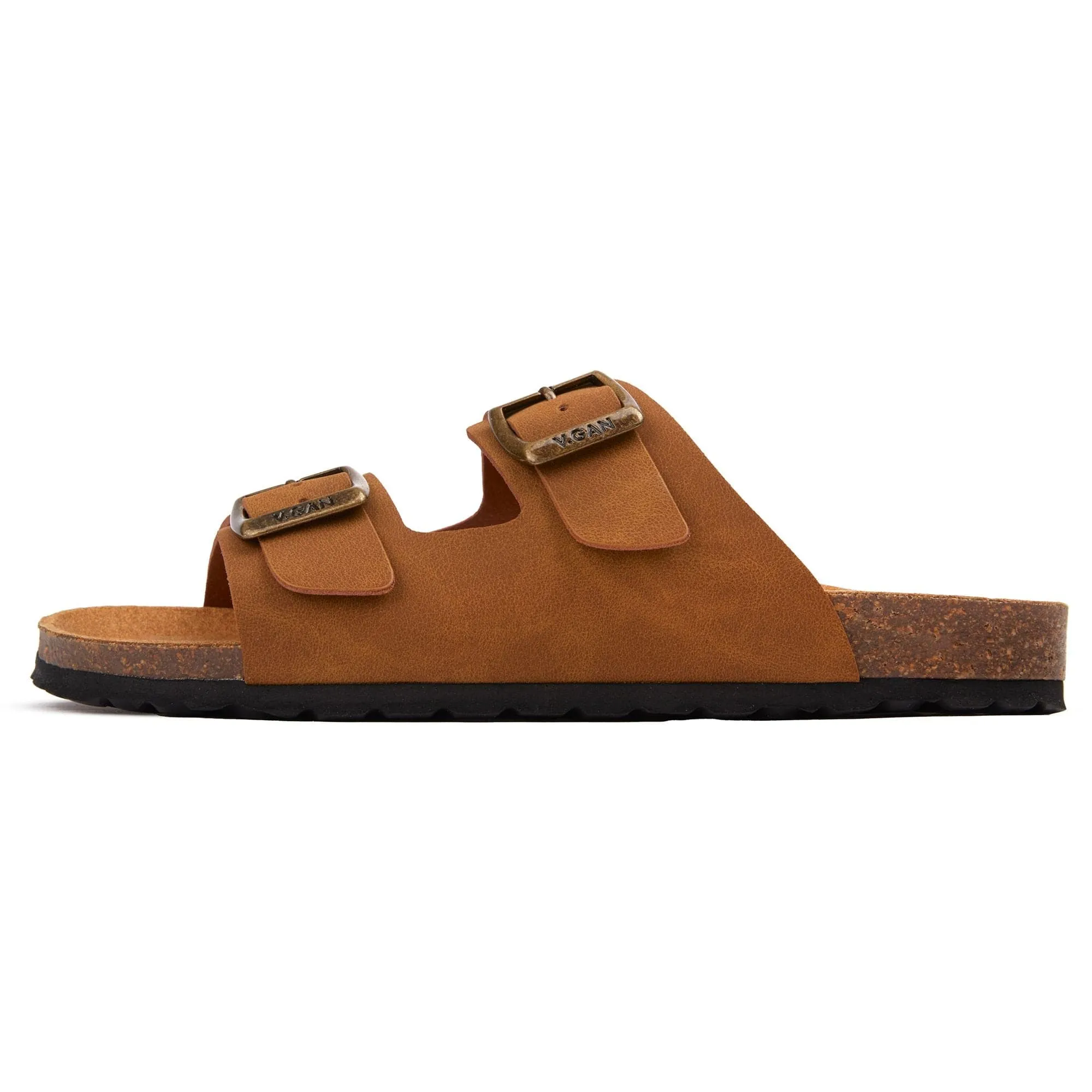 Mango Women's Vegan Comfort Footbed Sandals | Tan