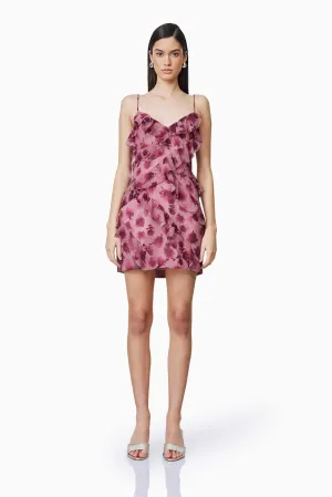 Monica Party Mini Dress in Purple