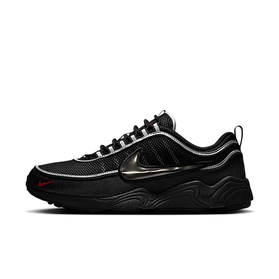 Nike Air Zoom Spiridon Black Metallic Silver