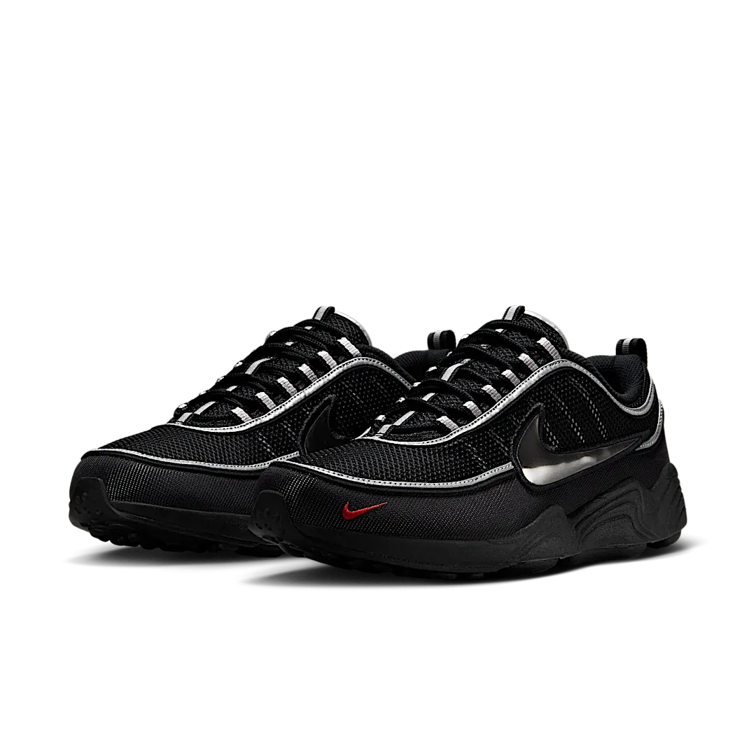 Nike Air Zoom Spiridon Black Metallic Silver