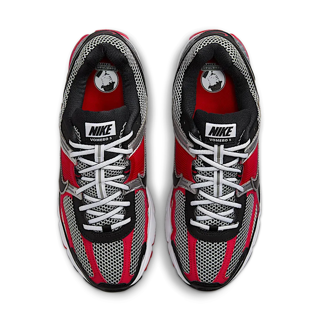 Nike Zoom Vomero 5 Metallic Silver University Red