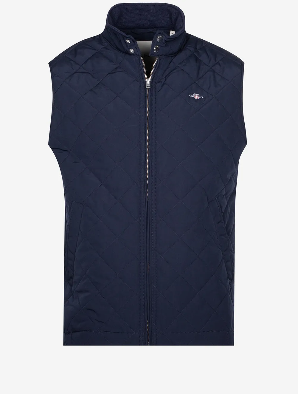 Quilted Windcheater Vest Evening Blue