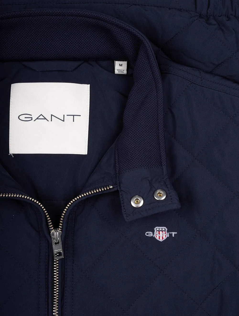 Quilted Windcheater Vest Evening Blue