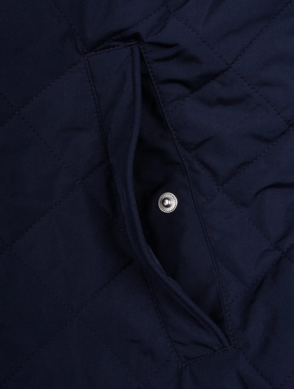 Quilted Windcheater Vest Evening Blue