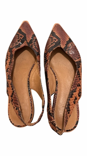 Snake Leather Slingback - Pre-Loved