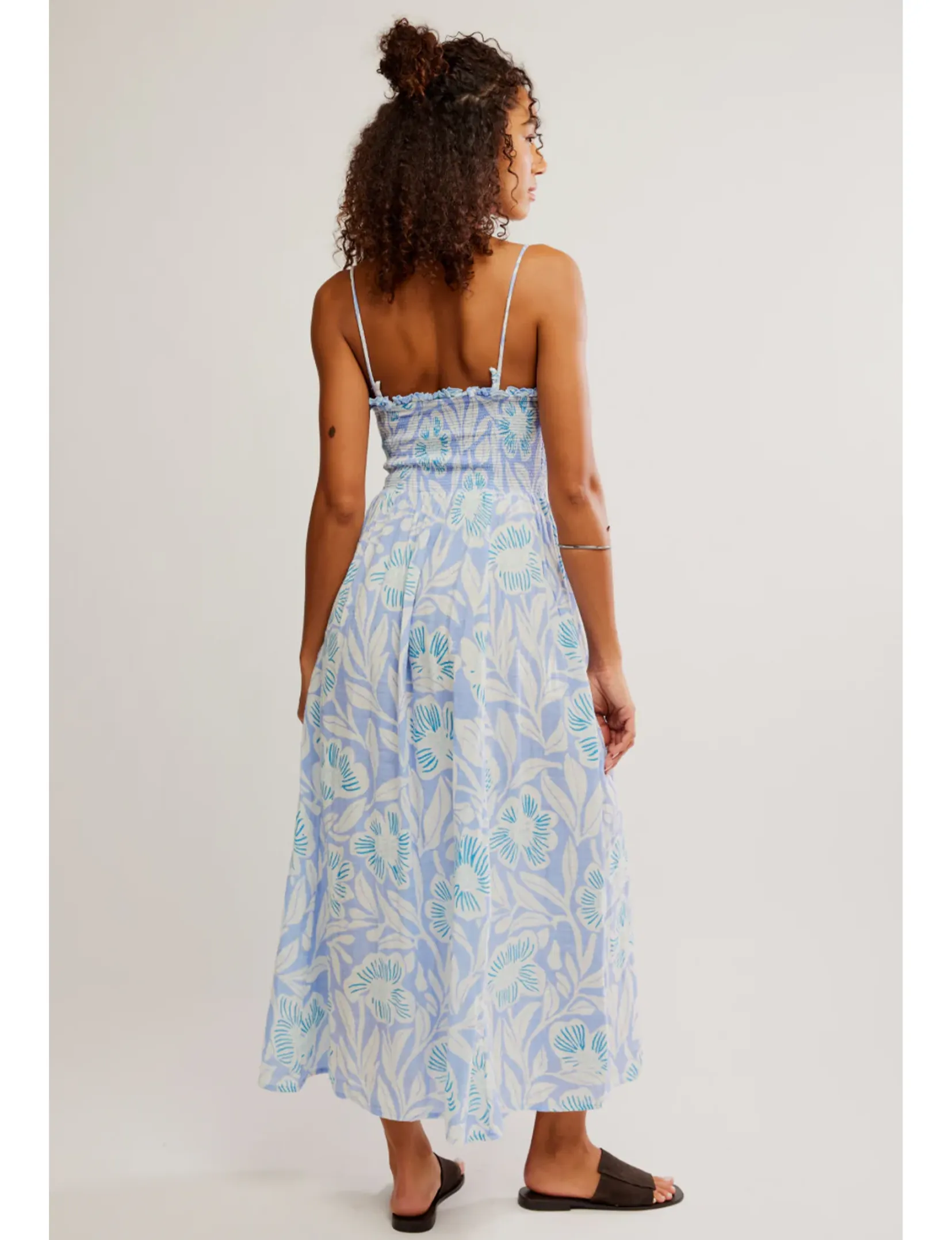 Sweet Nothings Midi Dress, Blue Vista/Combo