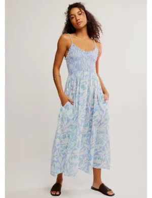 Sweet Nothings Midi Dress, Blue Vista/Combo