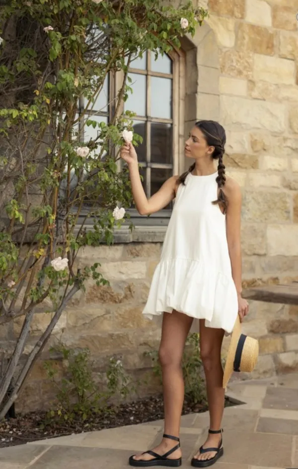 The Cloud Mini Bubble Dress