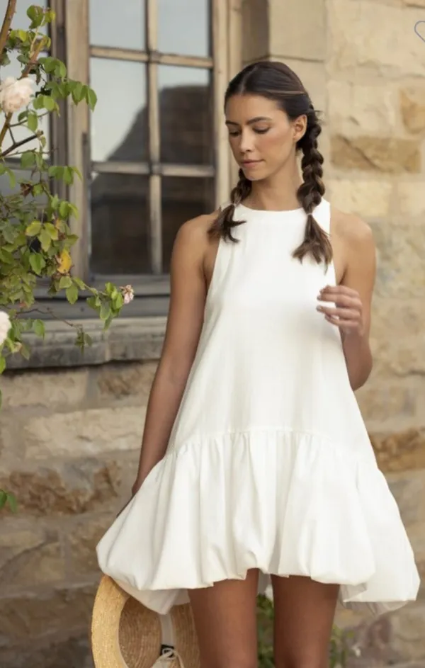 The Cloud Mini Bubble Dress